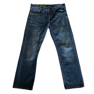 T.K. Axel Slim Bootcut Jeans 32x30 Dark Wash Stretch Denim